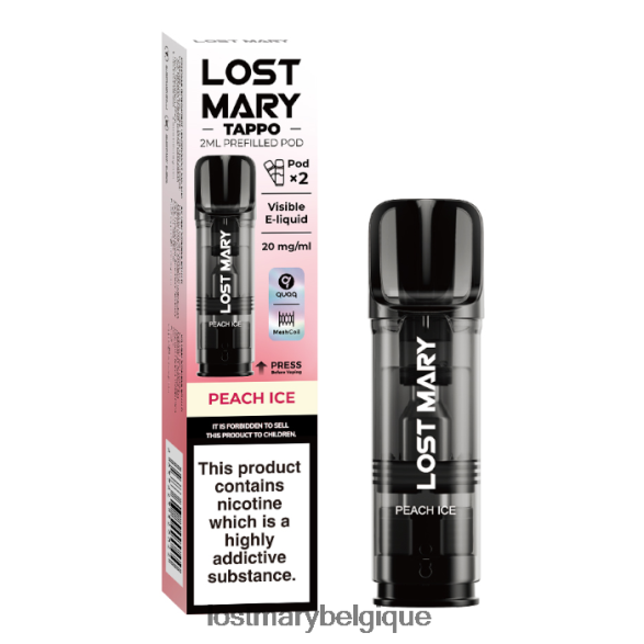 Lost Mary Sale- dosettes préremplies Lost Mary Tappo - 20 mg - 2pk 6DD84B180 glace à la pêche