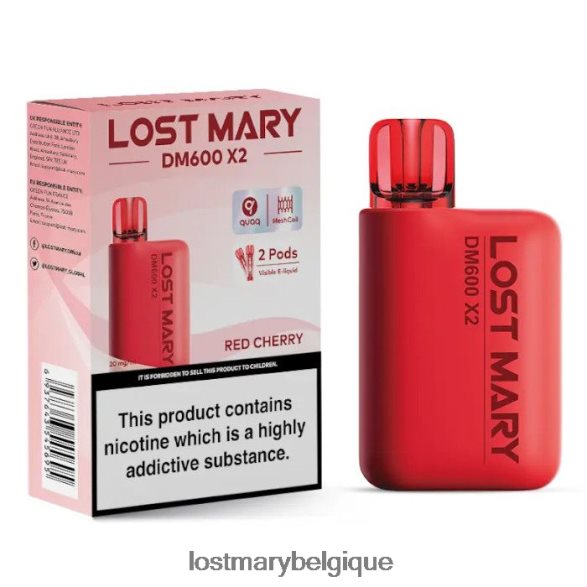 Lost Mary Price- perdu mary dm600 x2 vape jetable 6DD84B198 cerise rouge